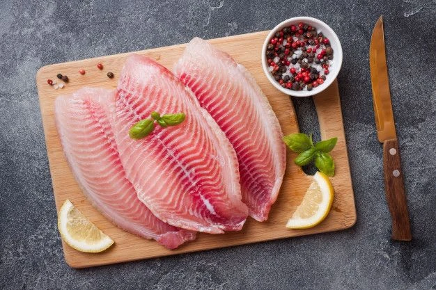 Fish steaks/slices